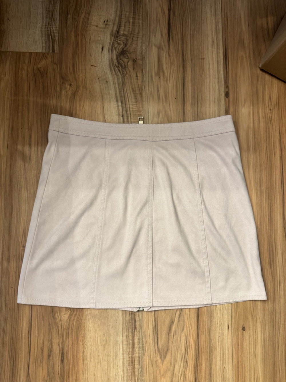 Forever 21 Blush Pink Faux-Leather Pencil Skirt